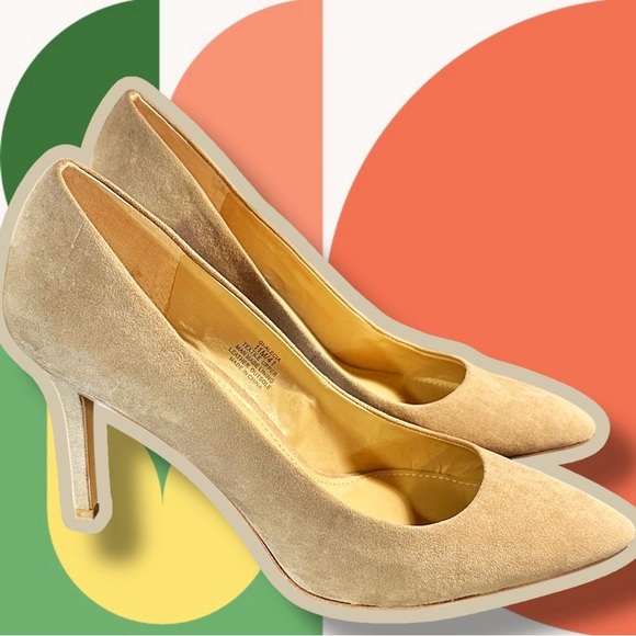 NWOT G.I.L.I. ‘Novelty Jill’ Pointed-Toe Pumps in “Mink Microsuede” Size 11 - Picture 9 of 13